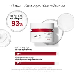 Thumbnail Kem dưỡng kiêm mặt nạ ngủ nâng cơ săn chắc/ mờ nám sáng da AHC 50ML 1
