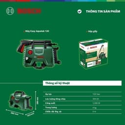 Thumbnail Máy phun xịt rửa Bosch Easy Aquatak 120 2