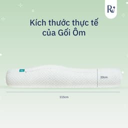 Thumbnail Gối Ôm Công Thái Học Cao Cấp Ru9 - Phiên Bản Mới | Chất Liệu Foam Mềm Mại | Chống xẹp | Đem Lại Giấc Ngủ Ngon 2