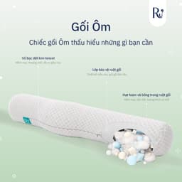Thumbnail Gối Ôm Công Thái Học Cao Cấp Ru9 - Phiên Bản Mới | Chất Liệu Foam Mềm Mại | Chống xẹp | Đem Lại Giấc Ngủ Ngon 3