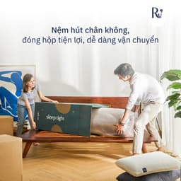Thumbnail Nệm Foam Cao Cấp Ru9 Original 25cm - Trắng Xanh | 3 Lớp Foam Nâng Đỡ Cơ Thể | Bao Gồm 6 Kích Thước 4
