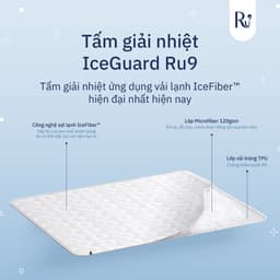 Thumbnail Tấm Giải Nhiệt IceGuard™ (IceGuard Pad) Ru9 - Mát Lạnh, Ngủ Mát | Chiếu Điều Hòa, Êm Ái | Bao Gồm 6 Kích Thước 3