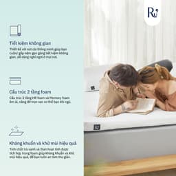 Thumbnail Nệm Cuộn Trải Sàn Cao Cấp (Foam Topper) Ru9 | Thoải Mái Mọi Nơi | Lớp Foam Nâng Đỡ | 7 Kích Thước 2