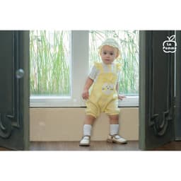 Thumbnail Bộ yếm rời kèm áo cộc tay La Pomme Thỏ Con Nhí Nhảnh 4