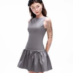 Thumbnail DOTTIE - Đầm sát nách nhún tùng - D0655 2