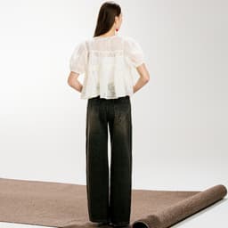 Thumbnail DOTTIE - Áo sương sớm - Trắng - T0978 4