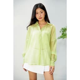 Thumbnail DOTTIE - Áo sơmi dáng rộng vải mềm - T0718 3