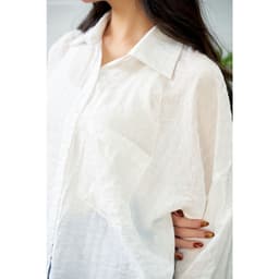 Thumbnail DOTTIE - Áo sơmi dáng rộng vải mềm - T0718 1