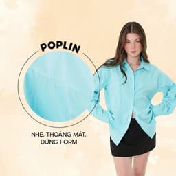 Thumbnail DOTTIE - Áo sơmi căn bản form rộng nữ T0598 1