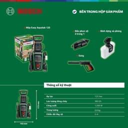 Thumbnail Máy phun xịt rửa Bosch Universal Aquatak 125 2