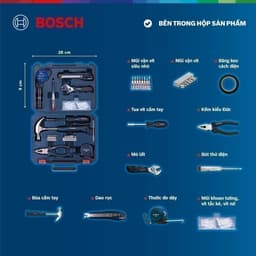Thumbnail Bộ dụng cụ đa năng Bosch 66 món 2