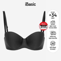 Thumbnail Áo ngực su iBasic có gọng không đường may mút vừa cup ngang phom đúc BRAW098 3