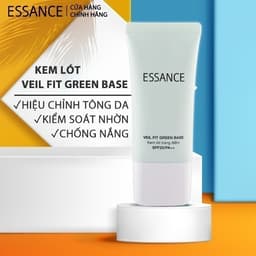 Thumbnail [Quà tặng không bán] Kem lót hiệu chỉnh sắc da kiểm soát dầu Essance Veil Fit Green Base SPF20 PA++ 30ml 2