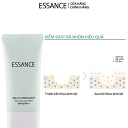 Thumbnail [Quà tặng không bán] Kem lót hiệu chỉnh sắc da kiểm soát dầu Essance Veil Fit Green Base SPF20 PA++ 30ml 1