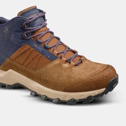 Thumbnail Giày leo núi dã ngoại chống thấm nước mh500 cho nam nâu DECATHLON quechua mã 8618767 1