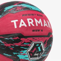 Thumbnail Quả bóng rổ cỡ 5 Resist 500 hồng/đen Decathlon TARMAK mã 8853511 3