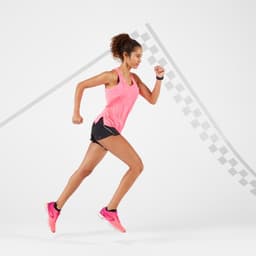 Thumbnail Quần short chạy bộ trọng lượng nhẹ kiprun light cho nữ đen DECATHLON kiprun mã 8641425 3