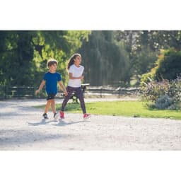Thumbnail Giày đi bộ thể dục DECATHLON soft 140 fresh cho trẻ em xanh navy san hô newfeel mã 8381463 4