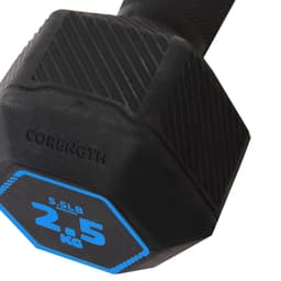 Thumbnail Tạ lục giác 2,5 kg đen DECATHLON corength mã 8603280 2