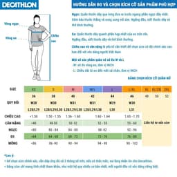 Thumbnail Quần short tập fitness nữ lưng cao DECATHLON FST 100 đen 4