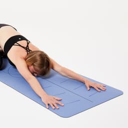 Thumbnail Thảm yoga 4 mm siêu bám DECATHLON Xanh dương nhạt 2