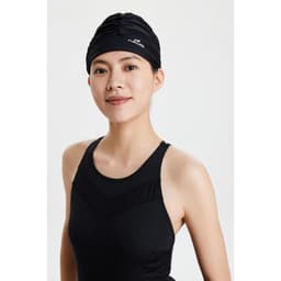 Thumbnail Mũ bơi lưới cho người tóc nhiều 100 đen Decathlon NABAIJI mã 8163321 3