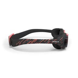 Thumbnail Kính bơi tròng kính tròng suốt xbase 100 cỡ l đen/cam DECATHLON NABAIJI mã 8797651 2