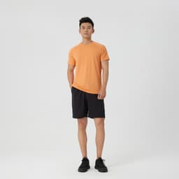 Thumbnail Quần short tập fitness 120 cho nam đen Decathlon DOMYOS mã 8547823 3