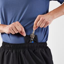 Thumbnail Quần short chạy bộ nam run 100 đen Decathlon KALENJI mã 8817443 2