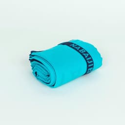 Thumbnail Khăn tắm microfibre hai mặt cỡ m 60 x 80 cm xanh dương/xanh lá DECATHLON NABAIJI mã 8751951 1