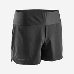 Thumbnail Quần short chạy bộ nữ run dry đen Decathlon KALENJI 4