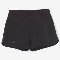 Thumbnail Quần short chạy bộ nữ run dry đen Decathlon KALENJI 1