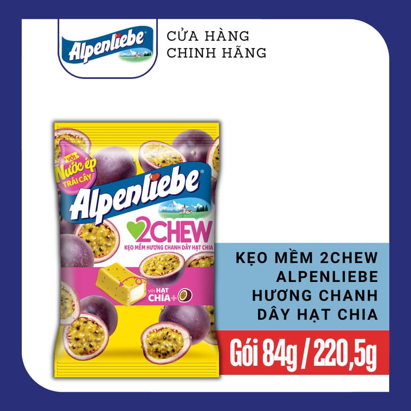 Ảnh Kẹo cứng, kẹo mềm Alpenliebe, Golia dạng gói nhiều hương vị nổi bật hương Xoài muối ớt, hương Caramen, Dâu Sữa, Bạc Hà 4