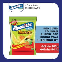 Thumbnail Kẹo cứng, kẹo mềm Alpenliebe, Golia dạng gói nhiều hương vị nổi bật hương Xoài muối ớt, hương Caramen, Dâu Sữa, Bạc Hà 1