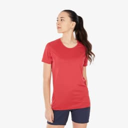 Thumbnail Áo thun leo núi dã ngoại nữ mh100 hồng Decathlon QUECHUA mã 8786497 3