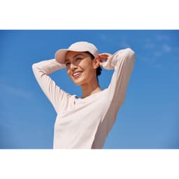 Thumbnail Áo thun dài tay chạy bộ chống nắng cho nữ hồng nhạt Decathlon KALENJI mã 8666222 1