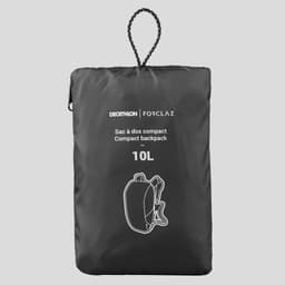 Thumbnail Balo du lịch 10l gấp gọn travel 100 đen Decathlon FORCLAZ mã 8560403 3