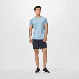 Thumbnail Quần short tập fitness fst 100 cho nam xanh navy DECATHLON DOMYOS 8529981 4