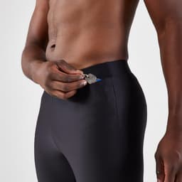 Thumbnail Quần short chạy bộ nam bó sát run 100 đen Decathlon KALENJI mã 8817446 3