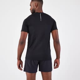 Thumbnail Áo thun chạy bộ nam không đường may run 500 comfort đen Decathlon KIPRUN mã 8861685 2