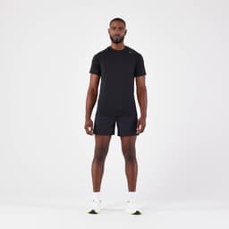 Thumbnail Áo thun chạy bộ nam không đường may run 500 comfort đen Decathlon KIPRUN mã 8861685 1