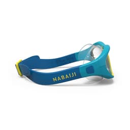 Thumbnail Kính bơi tròng kính trong suốt cỡ s swimdow 100 v2 xanh dương Decathlon NABAIJI mã 8854144 1