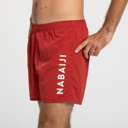 Thumbnail Quần đùi đi bơi nam 100 đỏ Decathlon NABAIJI mã 8844063 2