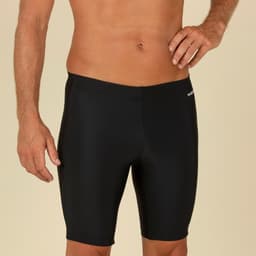 Thumbnail Quần bơi jammer cơ bản 100 cho nam đen DECATHLON NABAIJI mã 8756984 1