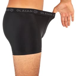 Thumbnail Quần boxer 500 cho nam DECATHLON olaian đen 2