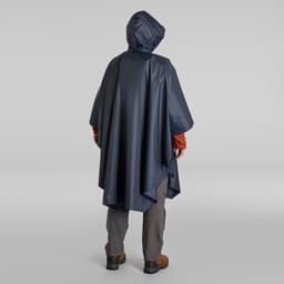 Thumbnail Áo mưa poncho DECATHLON xanh dương mã 8544274 4