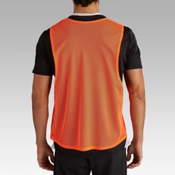 Thumbnail Áo bib luyện tập cho người lớn DECATHLON kipsta cam dạ quang mã 8526947 4