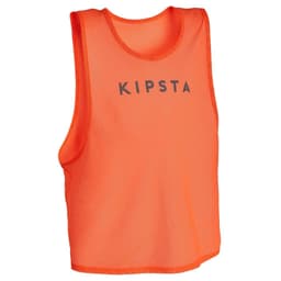 Thumbnail Áo bib luyện tập cho người lớn DECATHLON kipsta cam dạ quang mã 8526947 2