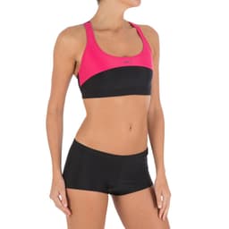 Thumbnail Quần bơi vega ngắn DECATHLON NABAIJI cho nữ màu đen mã 8361200 3