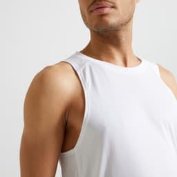 Thumbnail Áo thun tank top không tay tập gym fitness DECATHLON DOMYOS cho nam mã 8586847 3